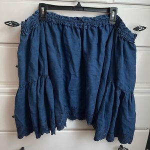 American Eagle Women’s Off the Shouler Blouse